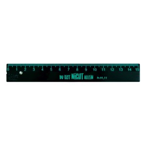 Lineal aus recyceltem Material