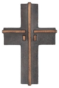 Wandkreuz aus Bronze