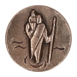 Christophorus-Plakette - Komm gut Heim