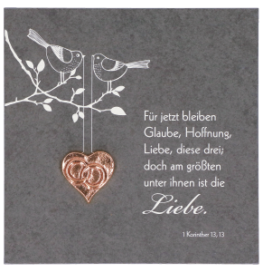 Schieferrelief Hochzeit