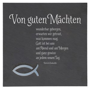 Schiefertafel - Von guten Mächten