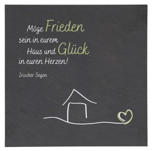 Schiefertafel - Haussegen