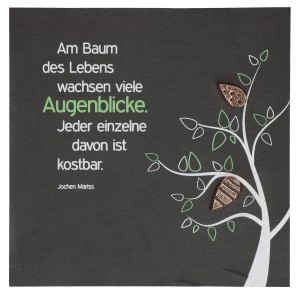 Schiefertafel - Baum des Lebens