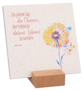 Natursteintafel - Die Chance