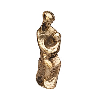 Krippenfigur Maria mit Kind - Größe: 16 cm