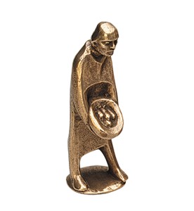 Krippenfigur Hirte mit Obst