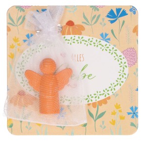 Engelfigur aus Metall - Alles Liebe