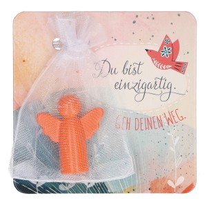 Engelfigur aus Metall - Du bist einzigartig