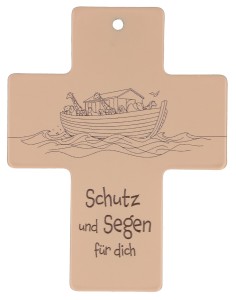 Symbolkreuz aus Metall - Arche Noah