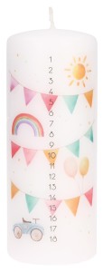 Stumpenkerze - Deine Kerze zum Geburtstag