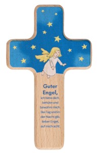 Kinderholzkreuz - Guter Engel, ich bitte dich...