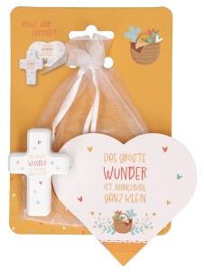 Geschenkset zur Geburt - Das größte Wunder ist manchmal ganz klein