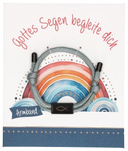 Textil-Armband - Gottes Segen begleite dich