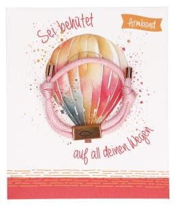 Textil-Armband - Sei beh&uuml;tet auf all deinen Wegen