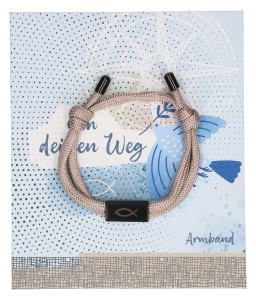 Textil-Armband - Geh deinen Weg