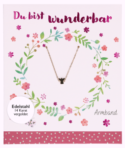 Edelstahl-Armband - Du bist wunderbar