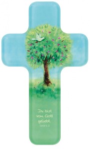 Kinderkreuz Lebensbaum aus Acrylglas