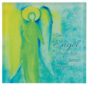 Glasrelief - Dein Engel behüte dich