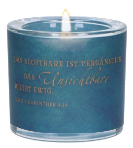 Glaswindlicht zur Trauer - Das Sichtbare ist vergänglich...