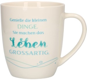 Porzellan-Tasse Genieße