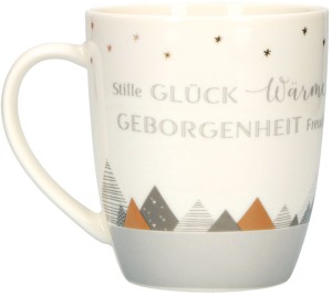 Winterzeit - Tasse aus Porzellan