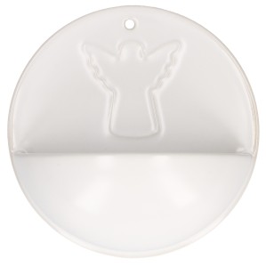 Weihwasserbecken aus Porzellan - Engel