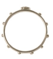 Finger-Rosenkranz aus Metall - Größe: 18 mm