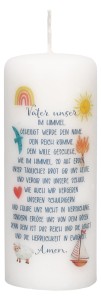 Stumpenkerze - Vater unser