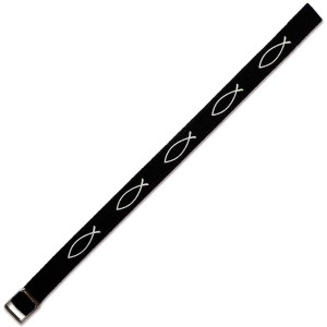 Gewebtes Armband Fisch Ichthys