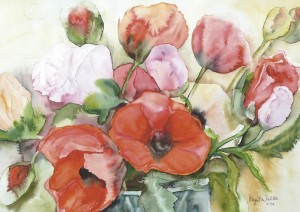Mohn üppig