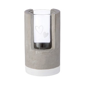 Windlicht "Herzen" zylindrisch