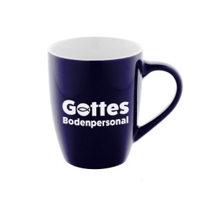 Keramiktasse "Gottes Bodenpersonal"