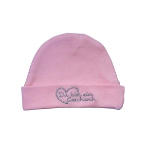 Baby-Mütze "Du bist ein Geschenk"