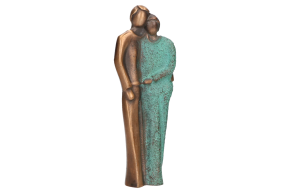 BronzePaar Verliebtes Paar 14,5 cm