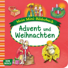 Advent und Weihnachten. Mini-Bilderbuch.