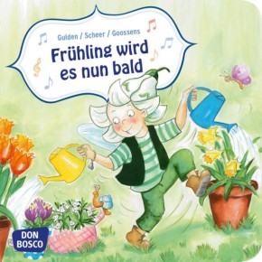 Frühling wird es nun bald. Mini-Bilderbuch.