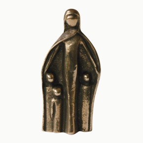 Schutzmantelmadonna aus Bronze