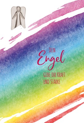 Mutmach-Karte - Dein Engel gebe dir Kraft und Stärke