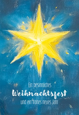 Weihnachtskarte -Ein besinnliches Weihnachtsfest und ein frohes neues Jahr