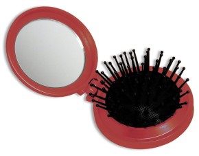 Haarbürste mit Spiegel