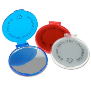Taschenspiegel blau
