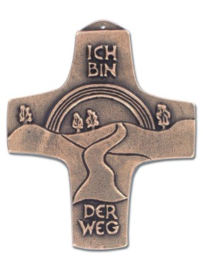 Kommunionkreuz aus Bronze