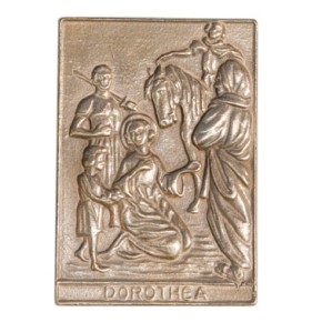 Dorothea - Bronzerelief