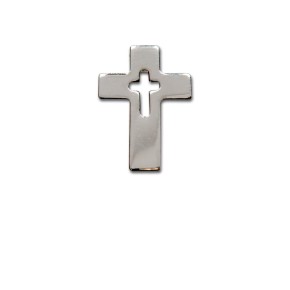Metall-Anstecker Kreuz