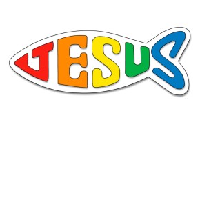Aufkleber - Jesus
