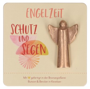 Engelfigur aus Bronze - Schutz und Segen