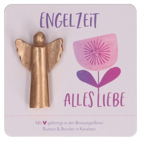 Engelfigur aus Bronze - Alles Liebe