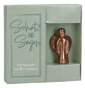 Engelfigur aus Bronze - Schutz und Segen