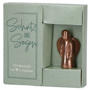 Engelfigur aus Bronze - Schutz und Segen