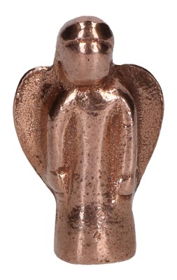 Engelfigur aus Bronze - Wunderbar behütet